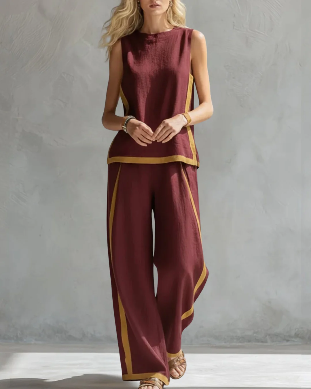 Selene - Conjunto elegante de corte relajado