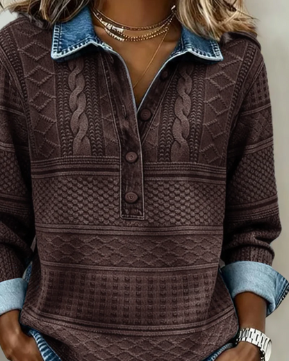 Noa - Jersey moderno con botones