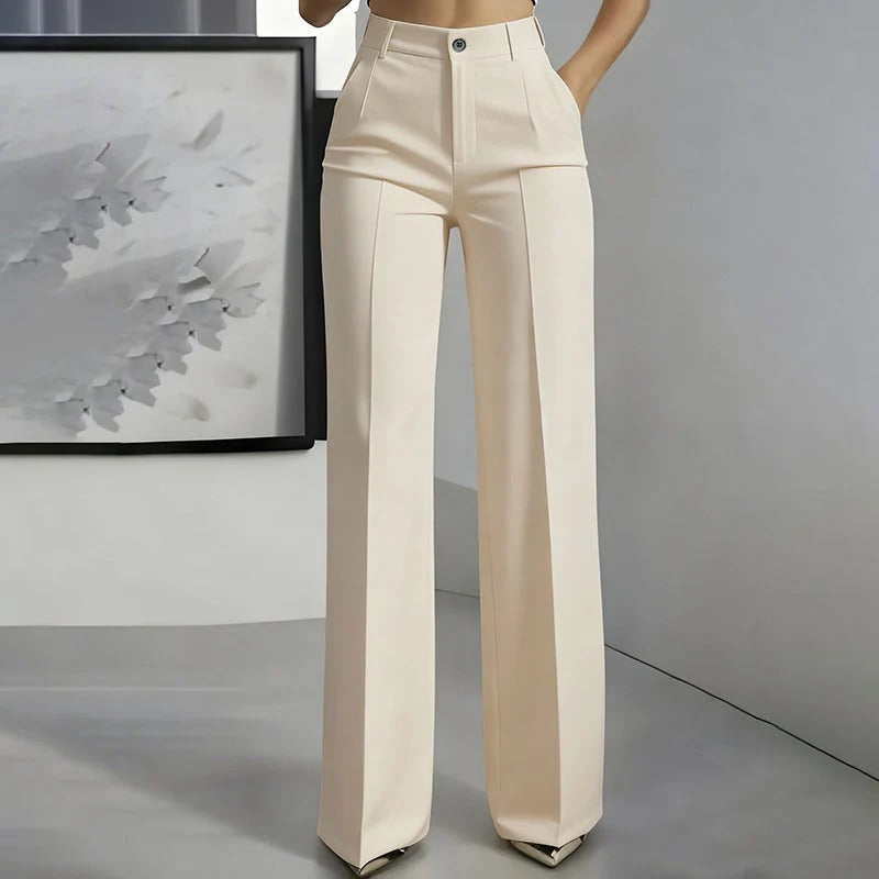 Victoria - Pantalones de vestir de tallaje alto