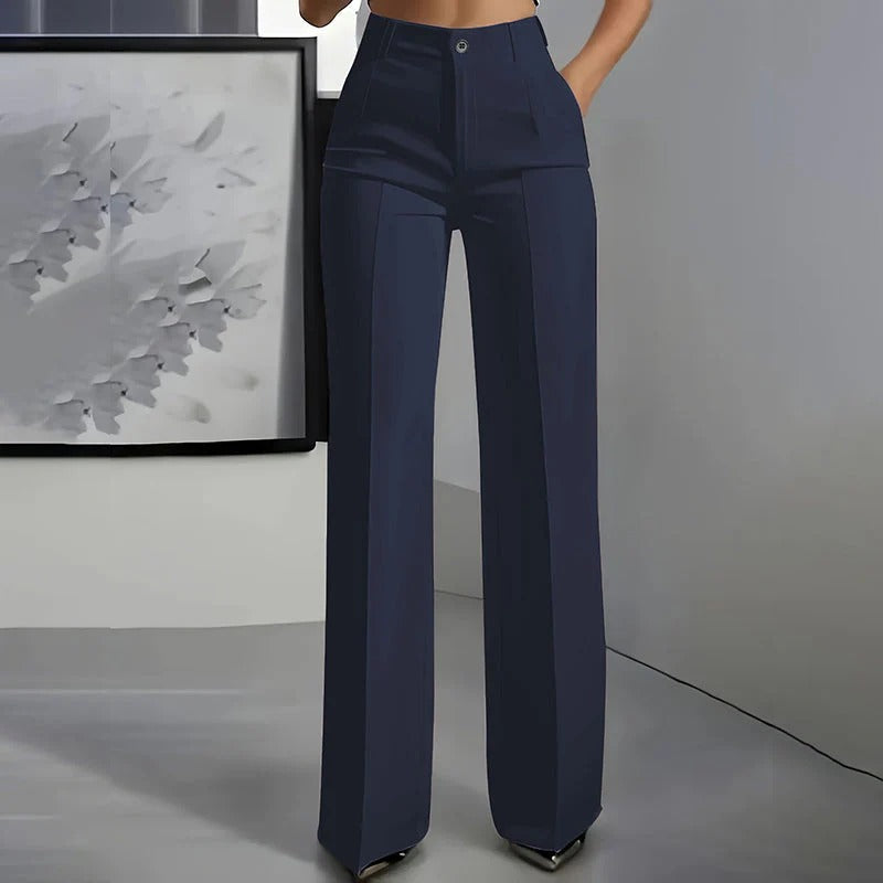Victoria - Pantalones de vestir de tallaje alto
