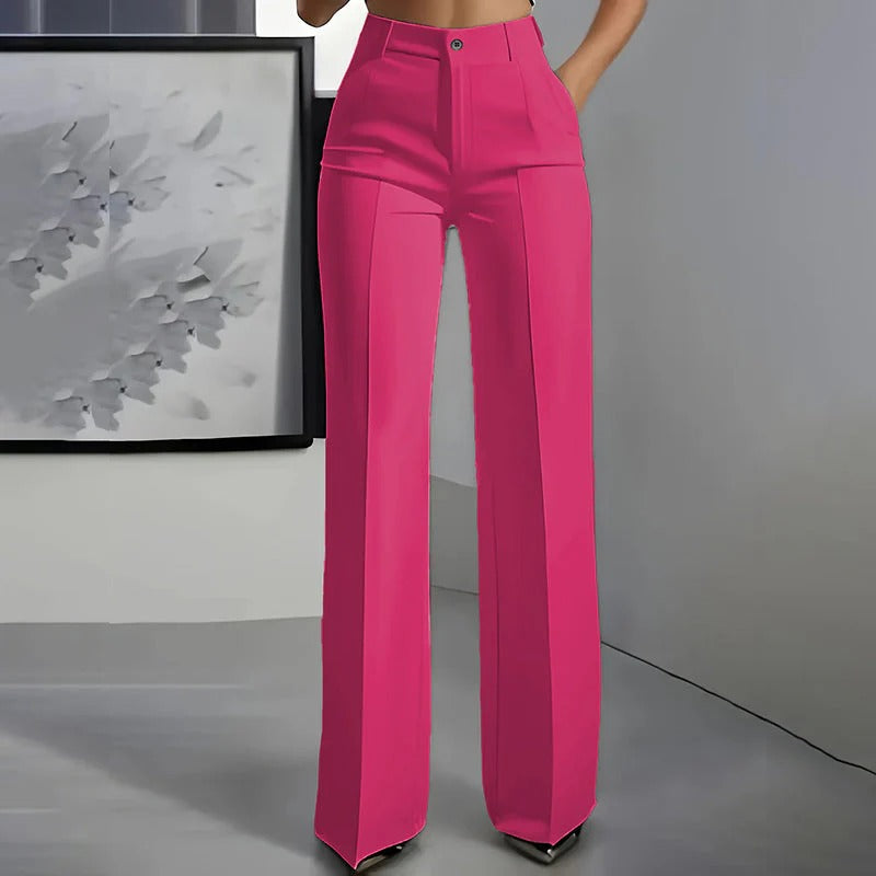 Victoria - Pantalones de vestir de tallaje alto