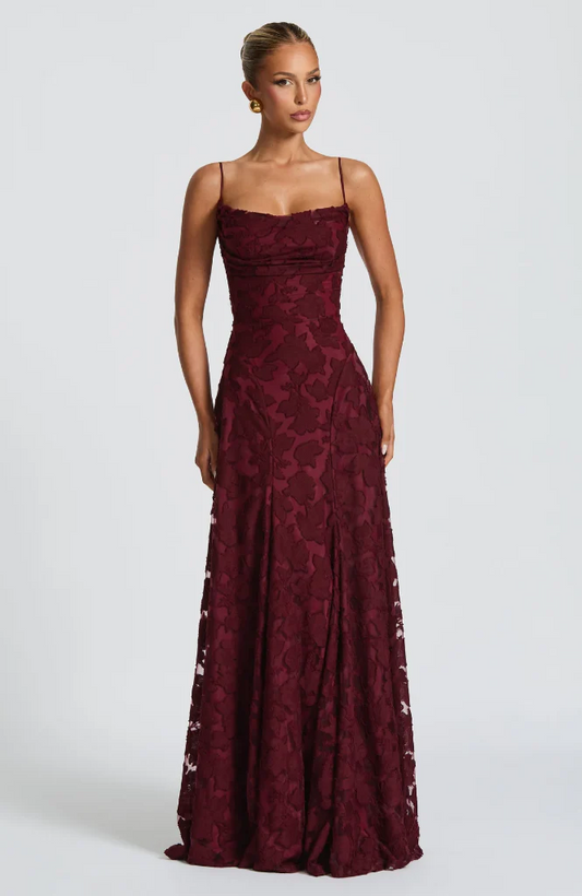 Sofía - Elegante vestido largo de encaje