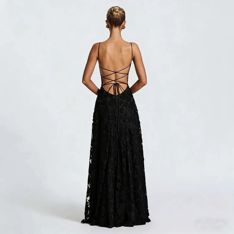 Sofía - Elegante vestido largo de encaje