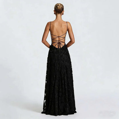 Sofía - Elegante vestido largo de encaje