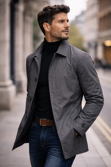 Dante - Elegante abrigo de hombre