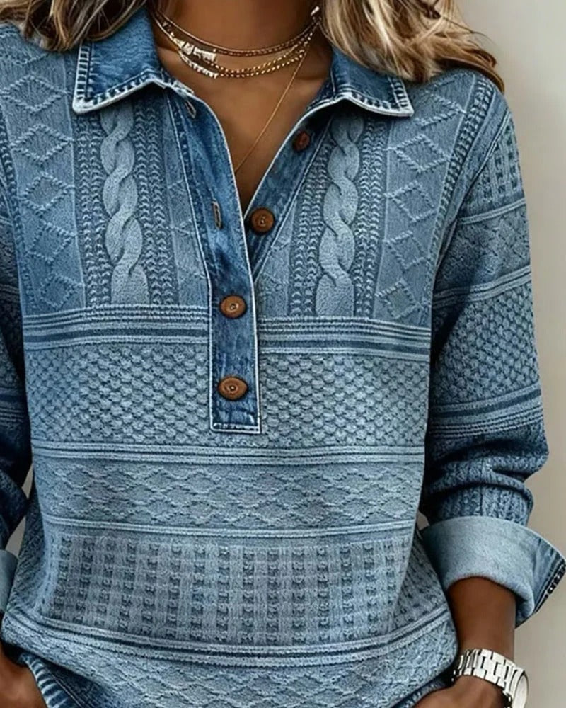 Noa - Jersey moderno con botones