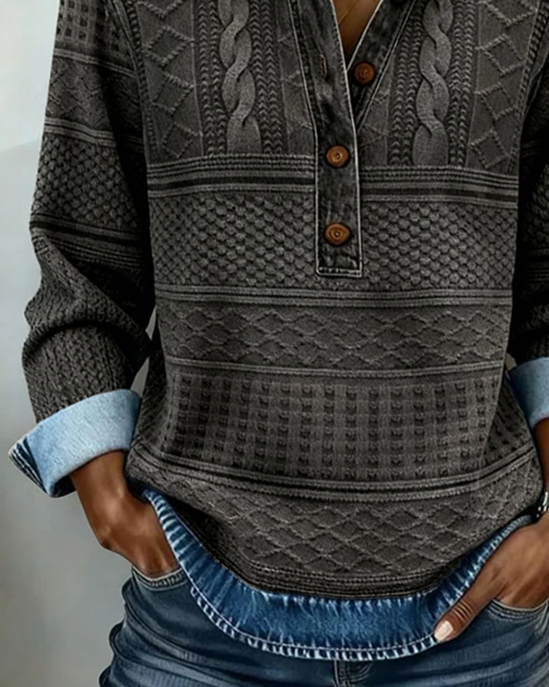Noa - Jersey moderno con botones