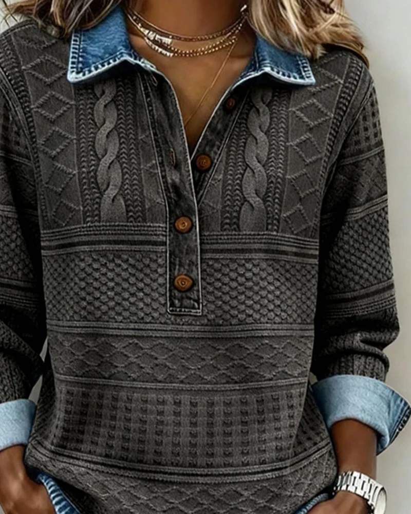 Noa - Jersey moderno con botones
